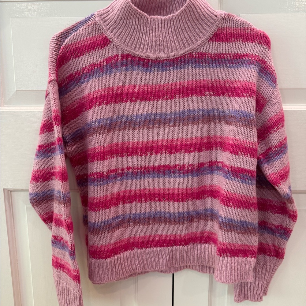 OshKosh B'gosh Striped Sweater in Pink and Purple